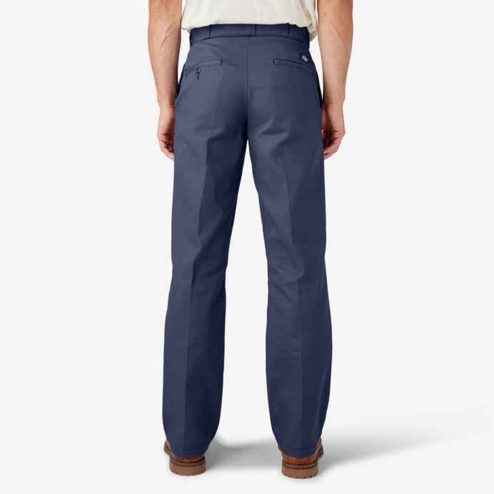 Dickies 874 Mens 34x32 Navy Work Pants Original Fit Flex Straight NWT - Picture 2 of 10